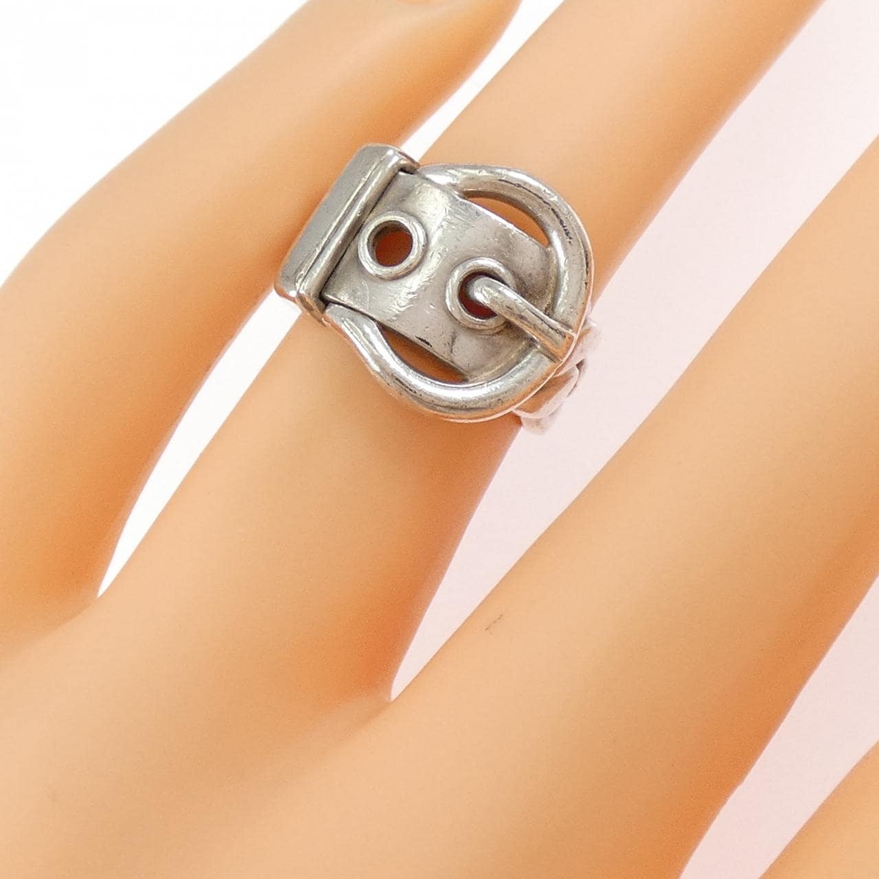 【ヴィンテージ】エルメス ブックル セリエ リング