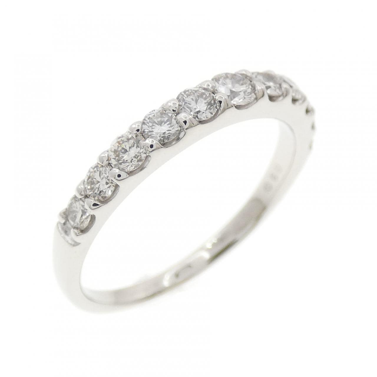 PT900 ハーフエタニティ ダイヤモンド リング 0.50CT