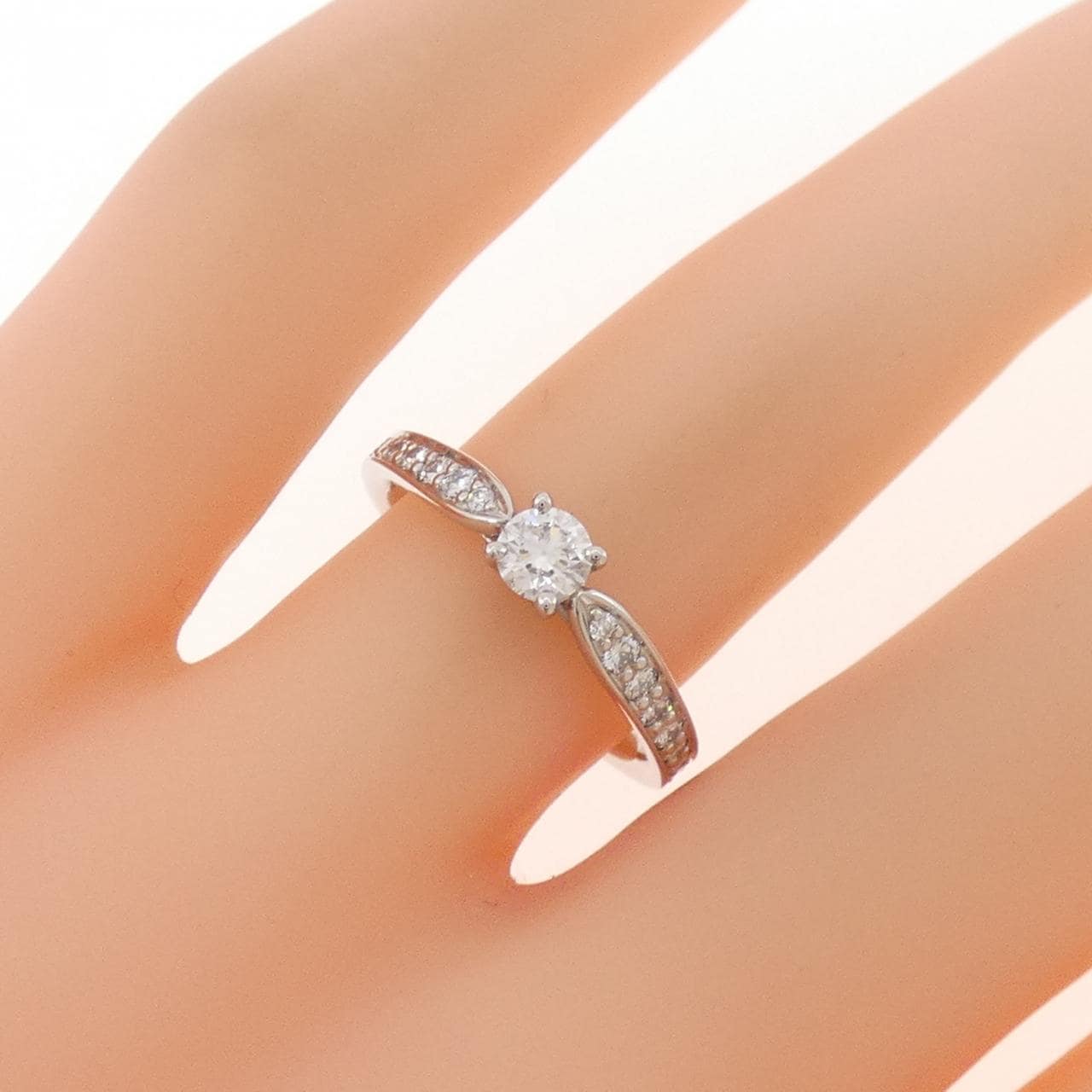 ティファニー ハーモニー リング 0.20CT F VVS2 3EXT