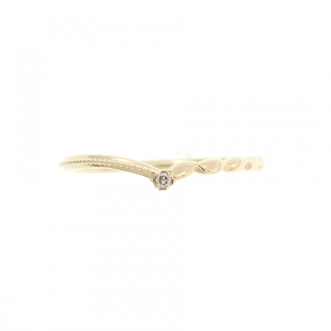 アガット ダイヤモンド リング 0.007CT