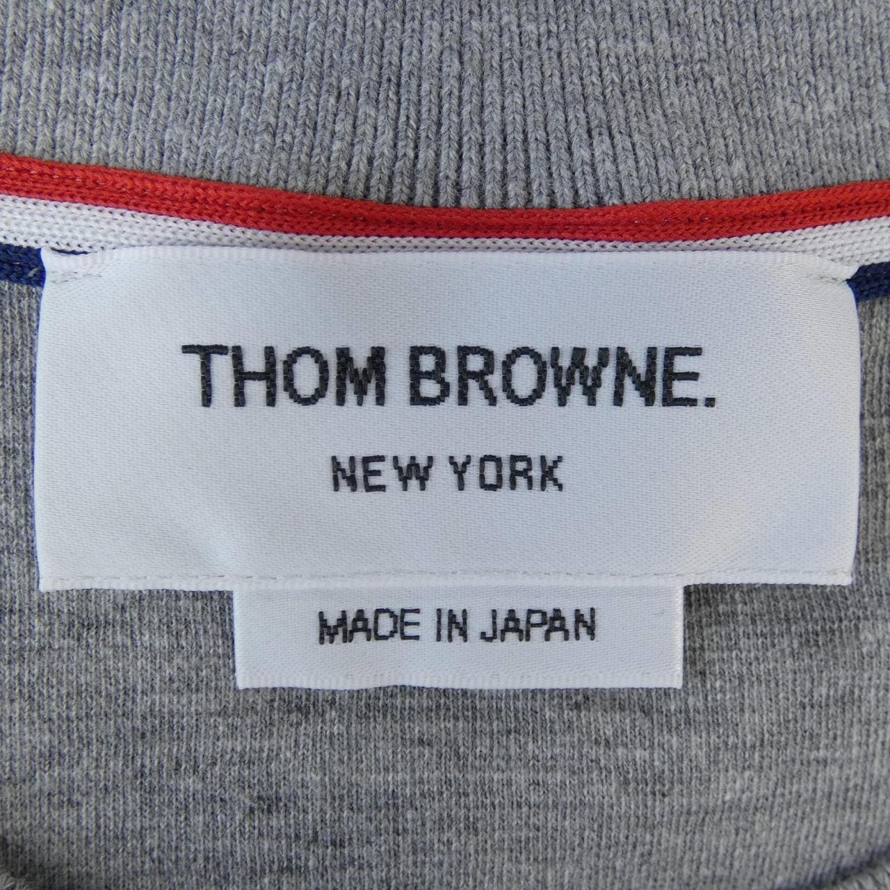トムブラウン THOM BROWNE コットンミラノリブ オーバーサイズ ポケットTシャツ MJS183A Tシャツ