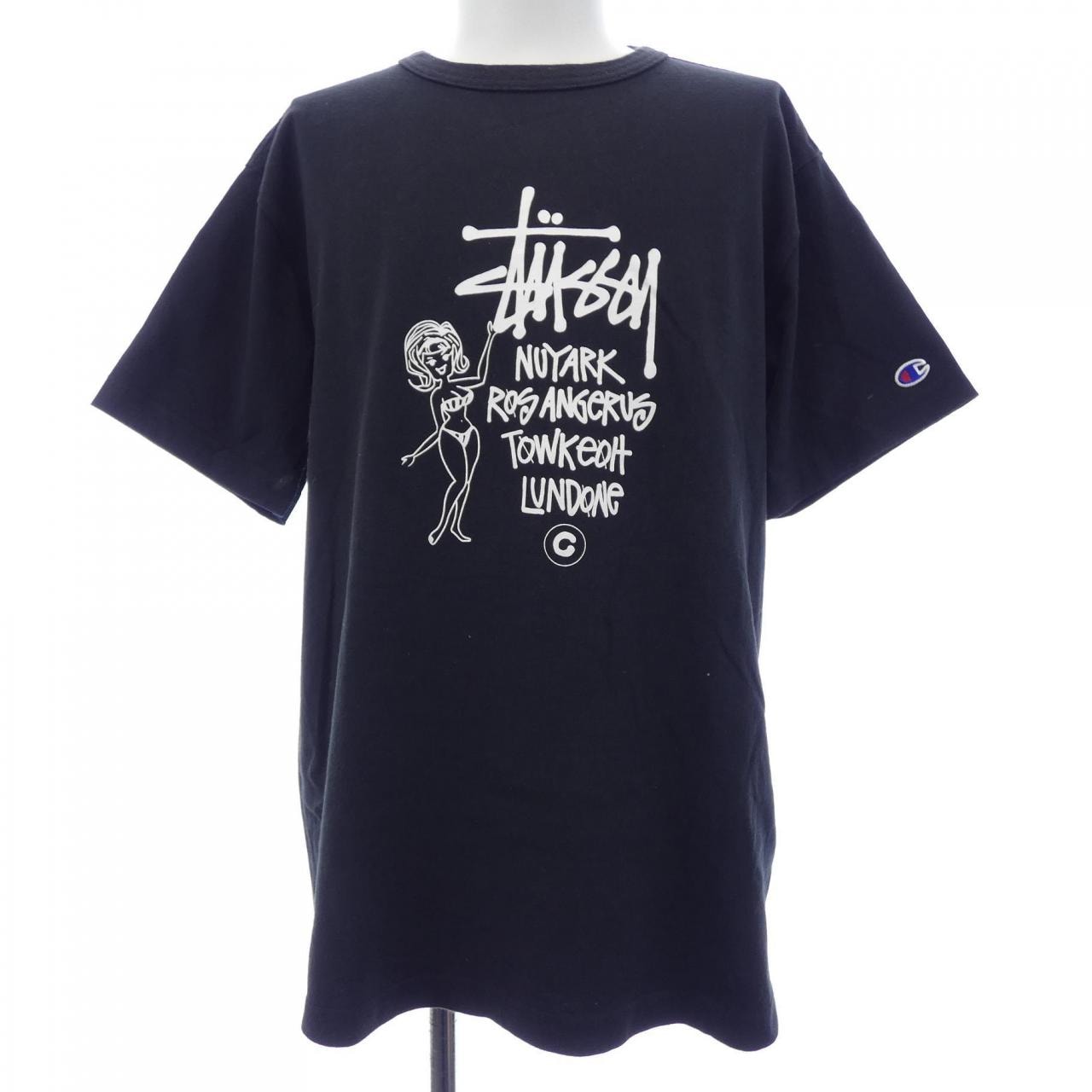 ステューシー STUSSY CHAMPION Tシャツ