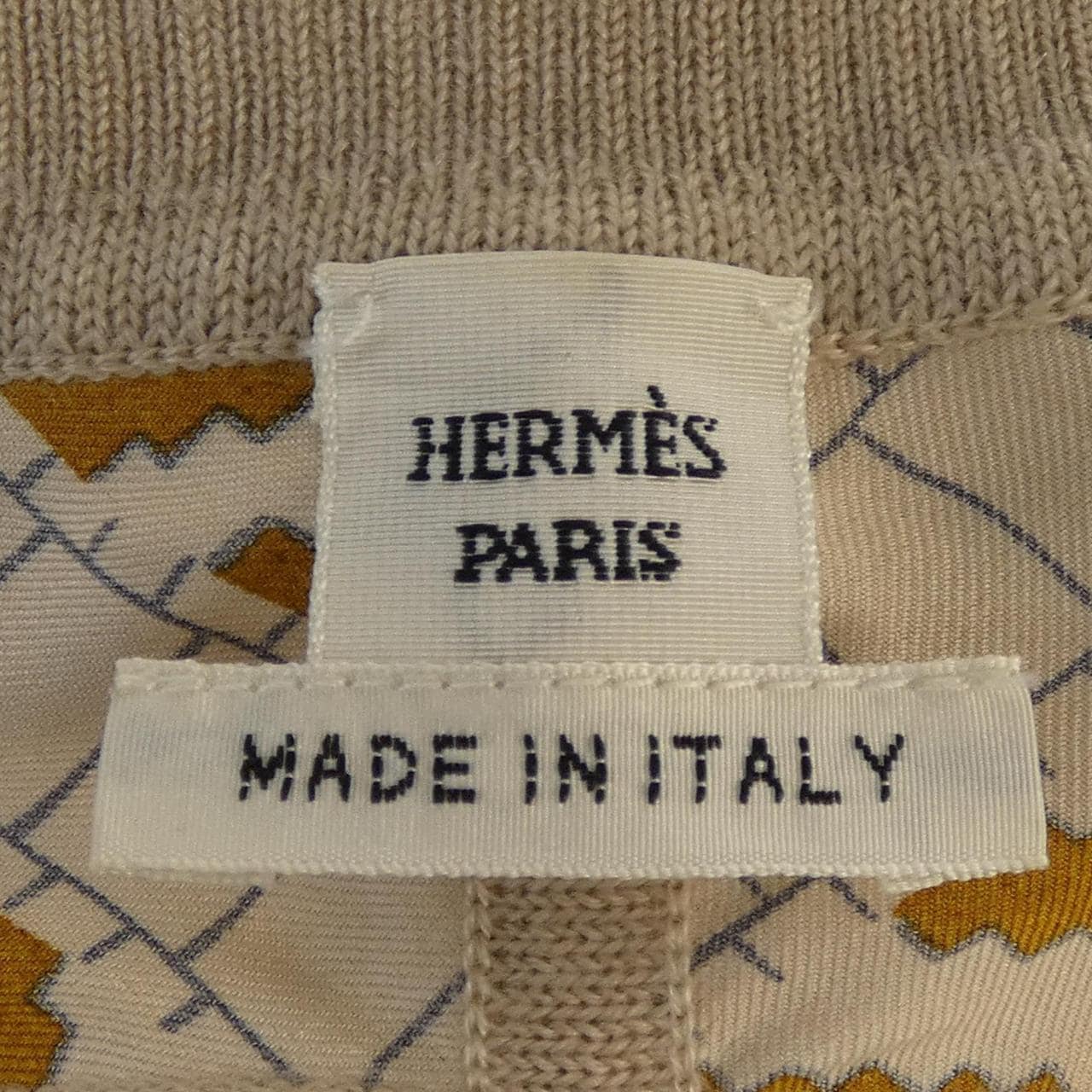 エルメス HERMES BOUCLES ET GALONS DU TSAR *97-7762 ツイルレーヌ カーディガン