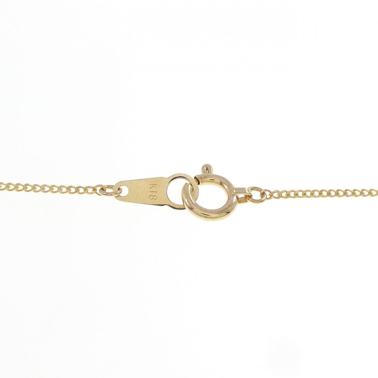 K18YG ダイヤモンド ネックレス 0.20CT