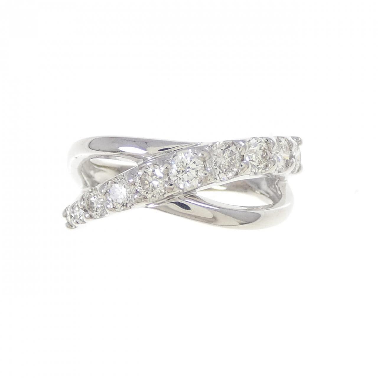 K18WG ダイヤモンド リング 0.50CT