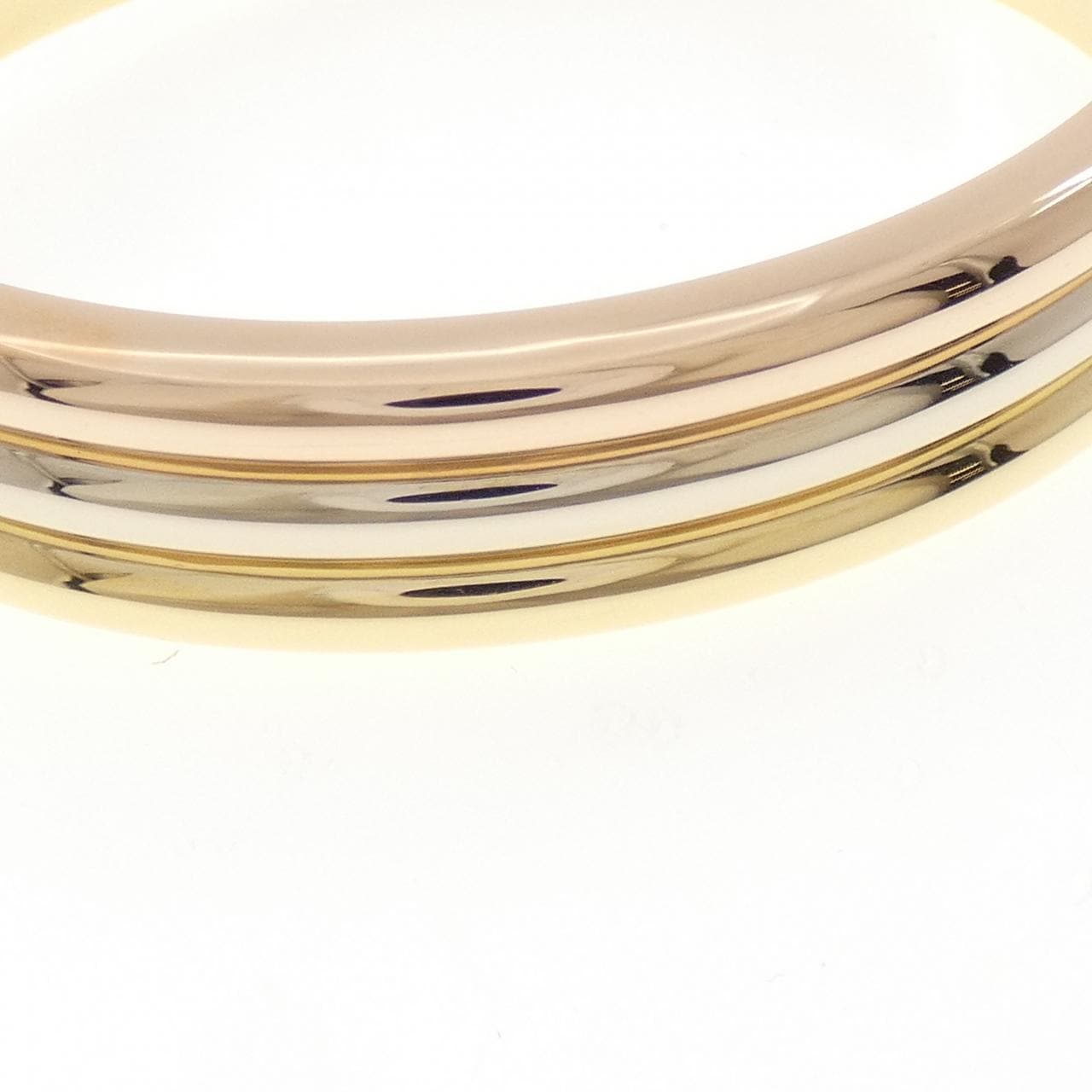 カルティエ 750スリーカラー バングル