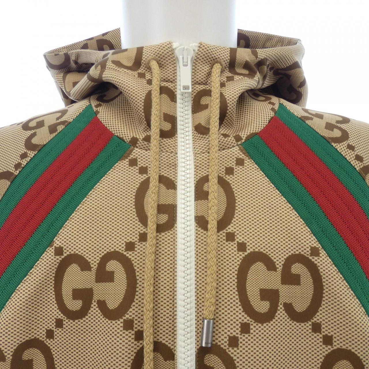 グッチ GUCCI ウェブ ストライプ付き ジャンボ GG ジップジャケット 713974 XJETI ブルゾン