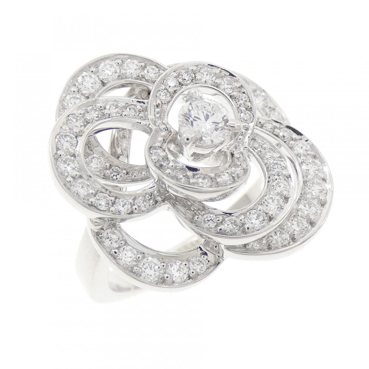 シャネル カメリア ミディアム リング