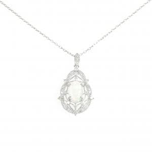 PT900/PT850 オパール ネックレス 1.00CT