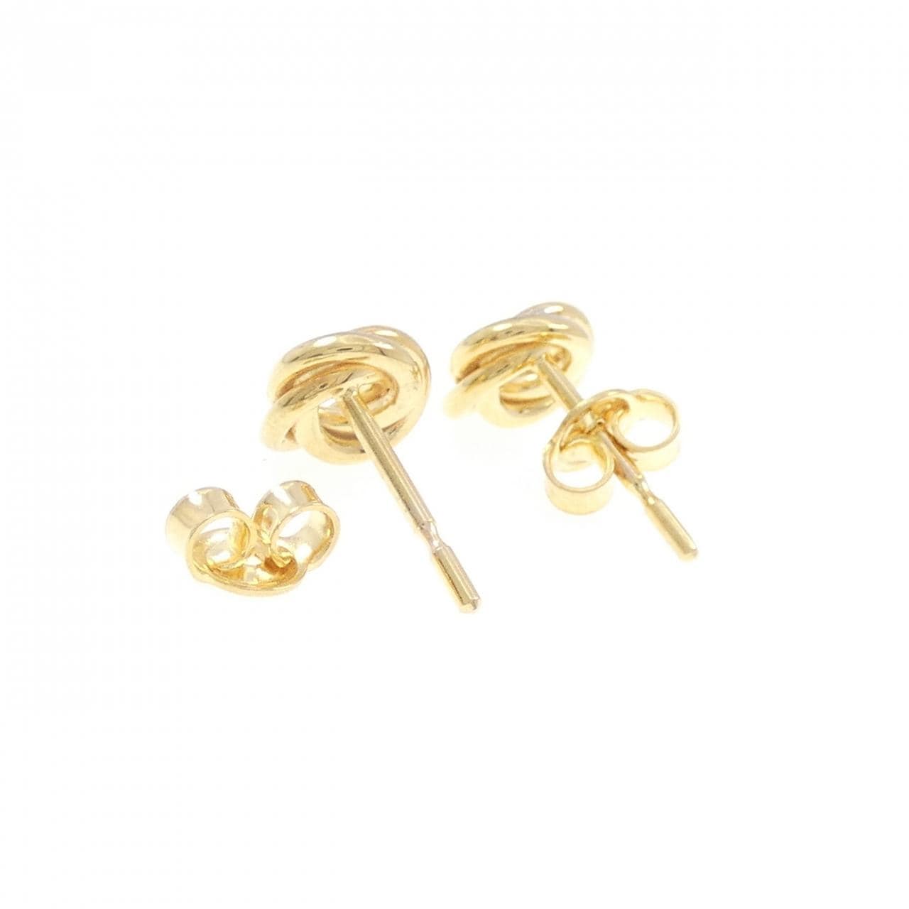 【新品】K18スリーカラー ピアス