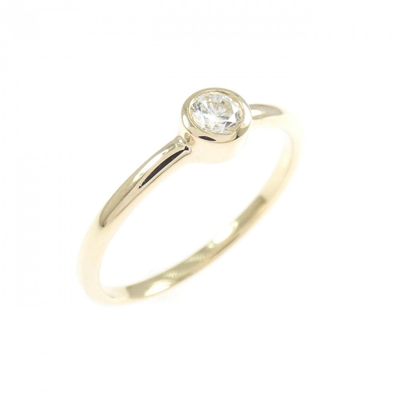 【リメイク】K10YG ダイヤモンド ピンキーリング 0.10CT