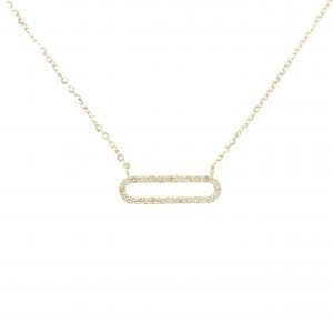 K18YG ダイヤモンド ネックレス 0.08CT