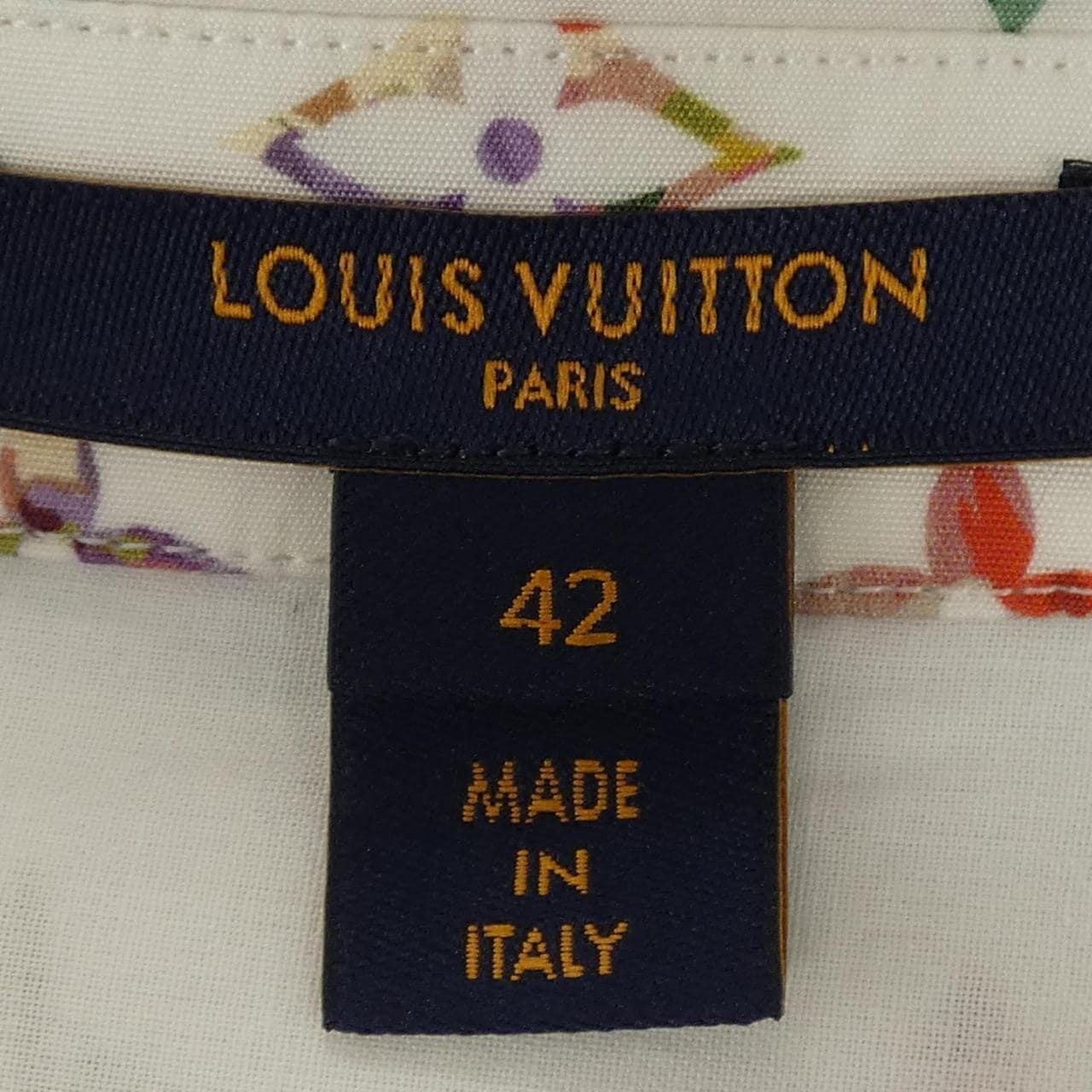 ルイヴィトン LOUIS VUITTON ヴィンテージフラワースカーフモノグラムシャツ FNTO89SS0 シャツ