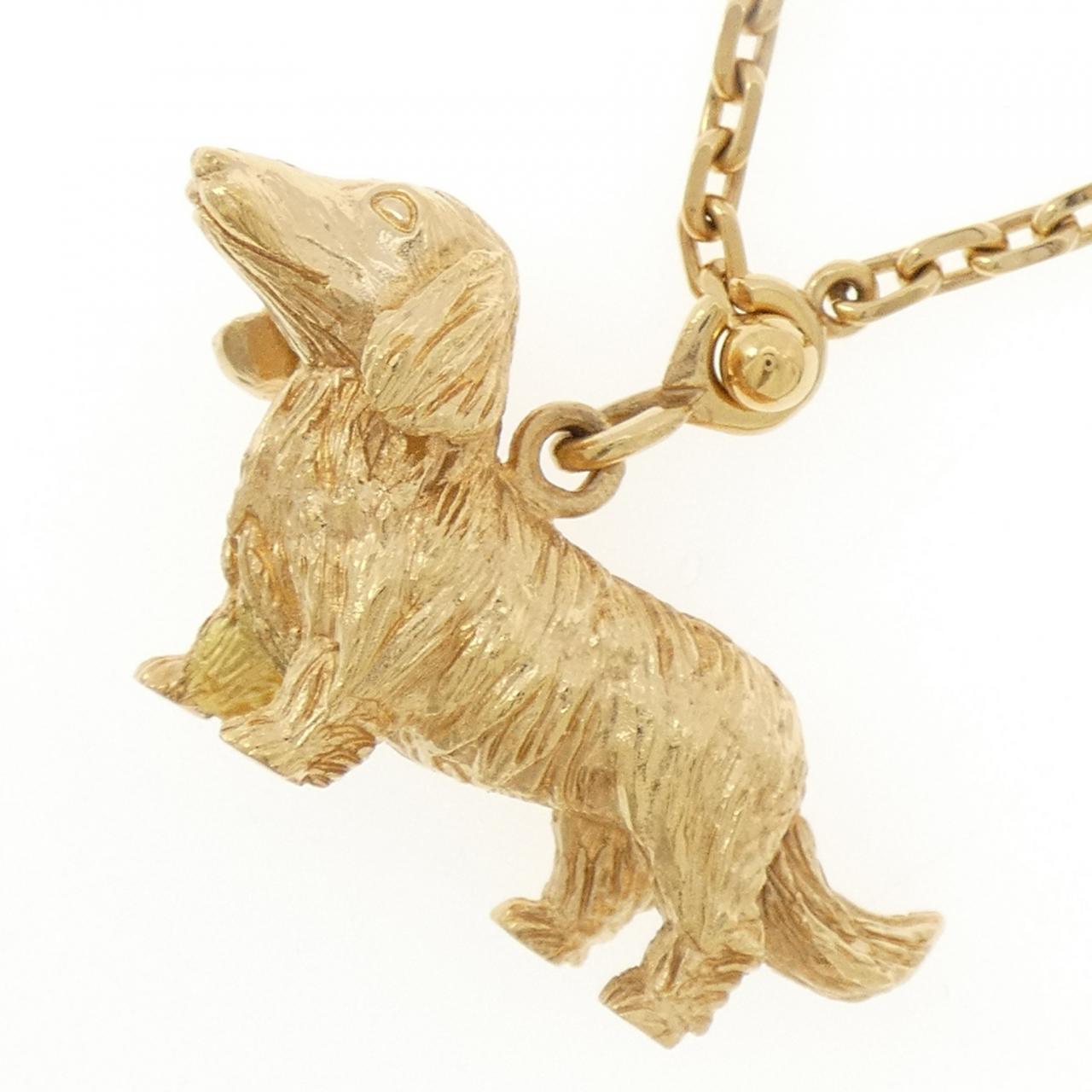 【ヴィンテージ】エルメス 18KYG/ホールマーク キーチェーン