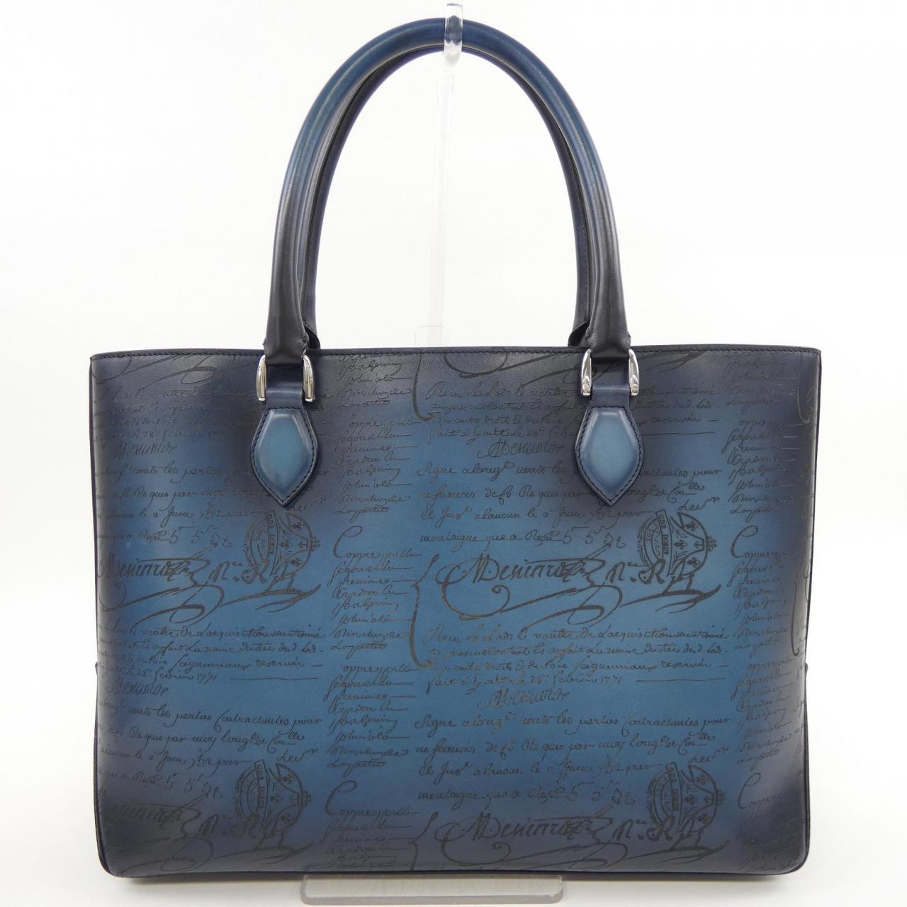 ベルルッティ Berluti トゥジュールスクリットレザートートバッグ BAG