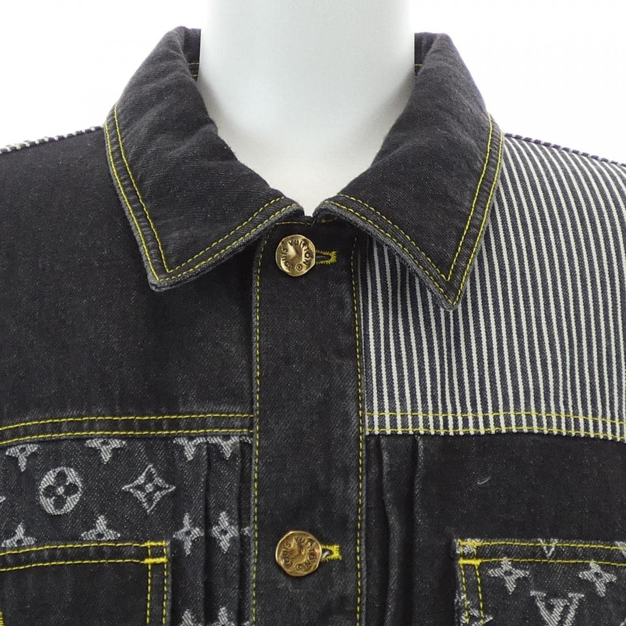ルイヴィトン LOUIS VUITTON モノグラムクレイジーデニムワークウエアジャケット HMA20EUZD デニムジャケット