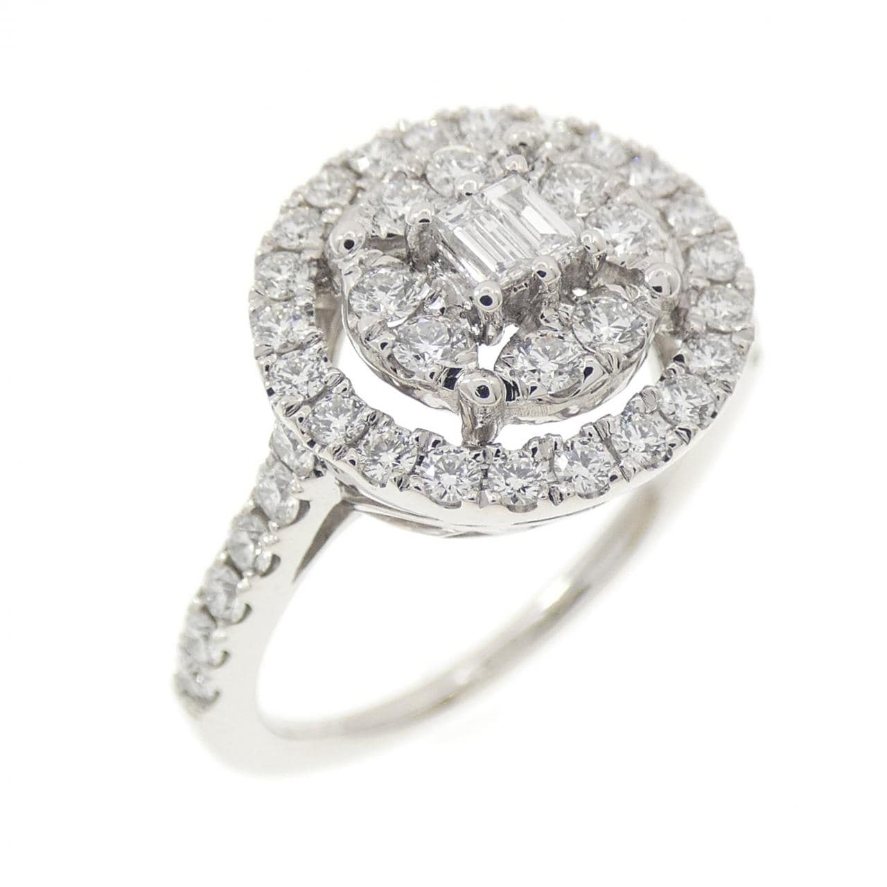 K18WG ダイヤモンド リング 0.64CT