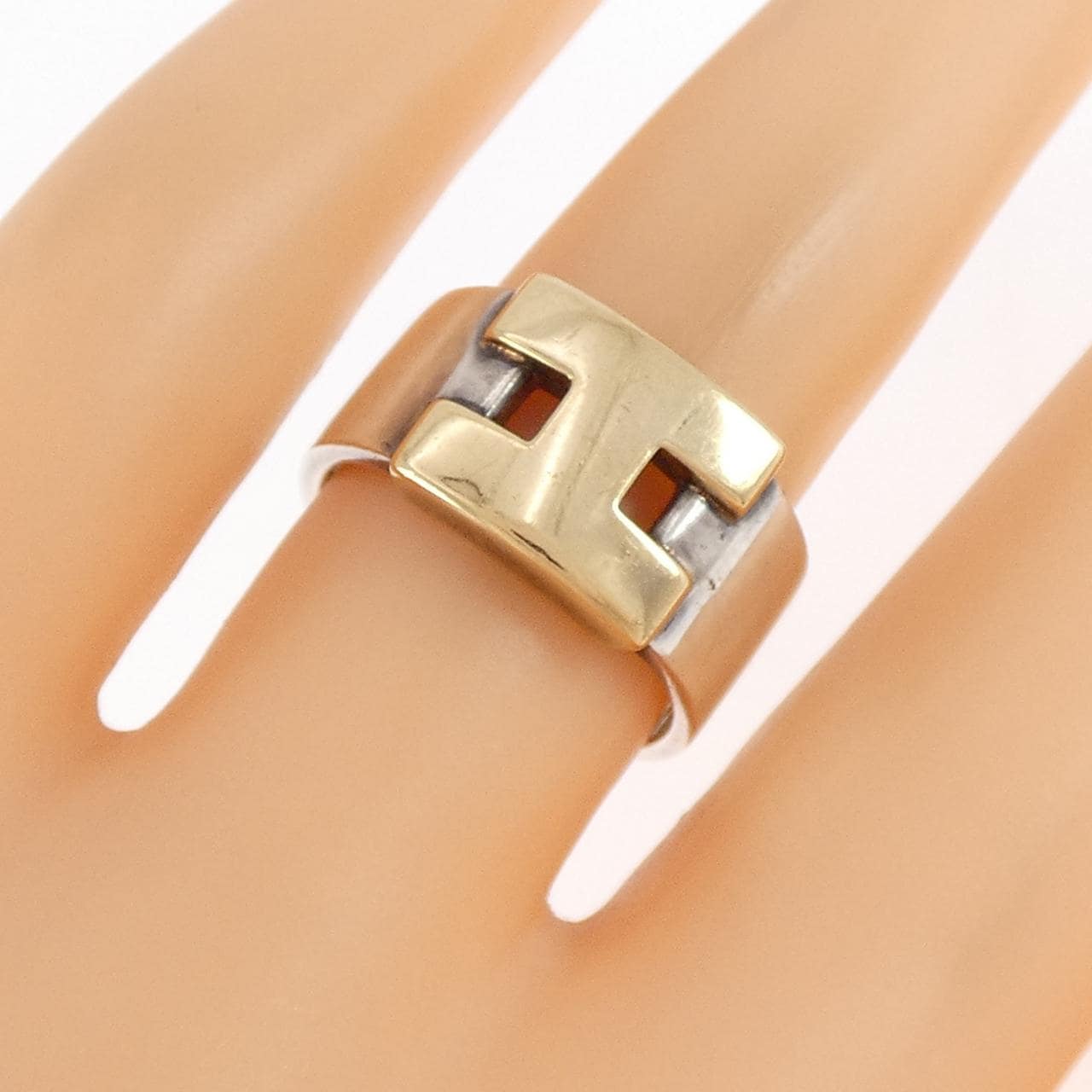 【ヴィンテージ】エルメス 925/750YG リング