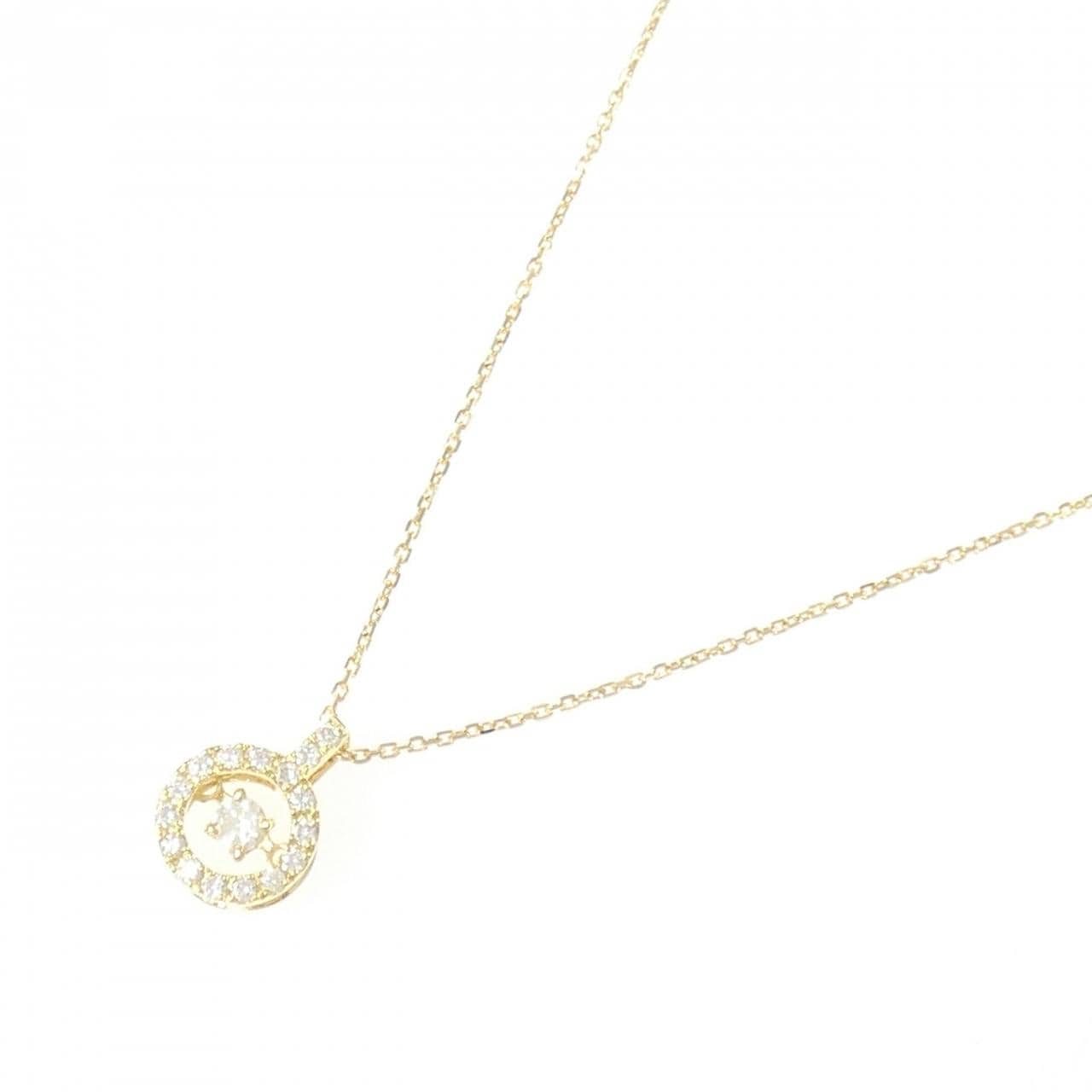 K18YG ダイヤモンド ネックレス 0.15CT