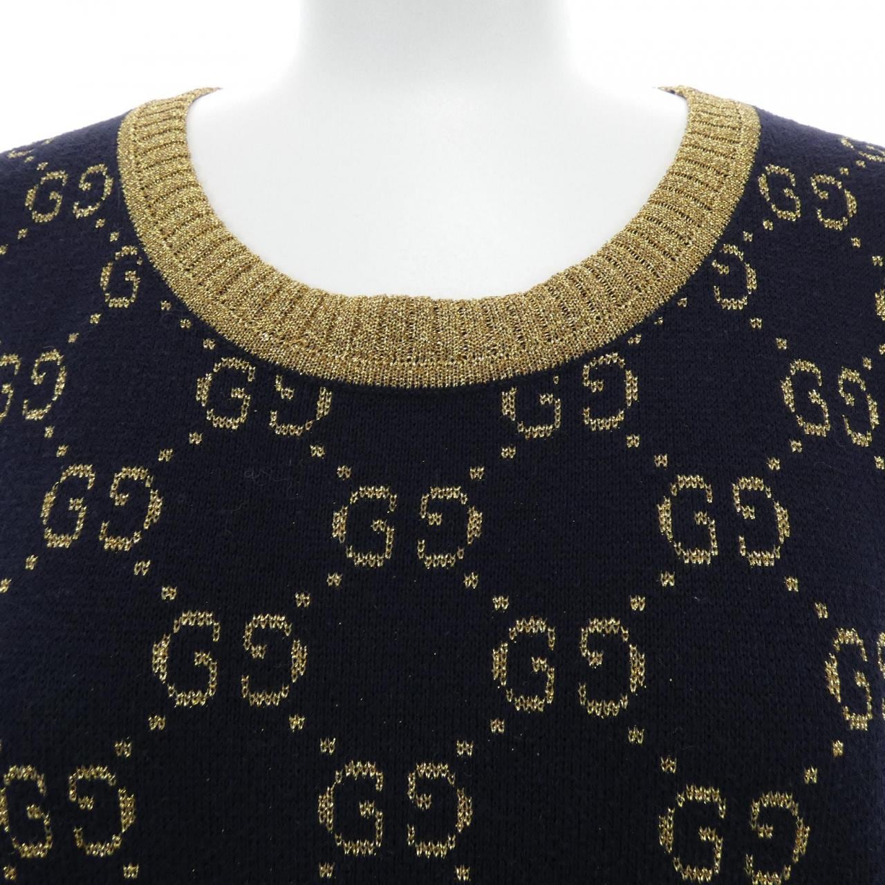 グッチ GUCCI GGコットンラメ ファブリックトップス 526759-X9W83 ニット