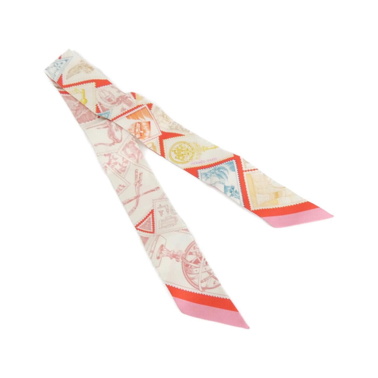 【未使用品】エルメス LA PHILATELISTE DU FAUBOURG ツイリー 064205S スカーフ