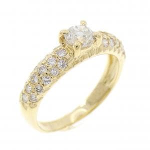 750YG ダイヤモンド リング 0.312CT