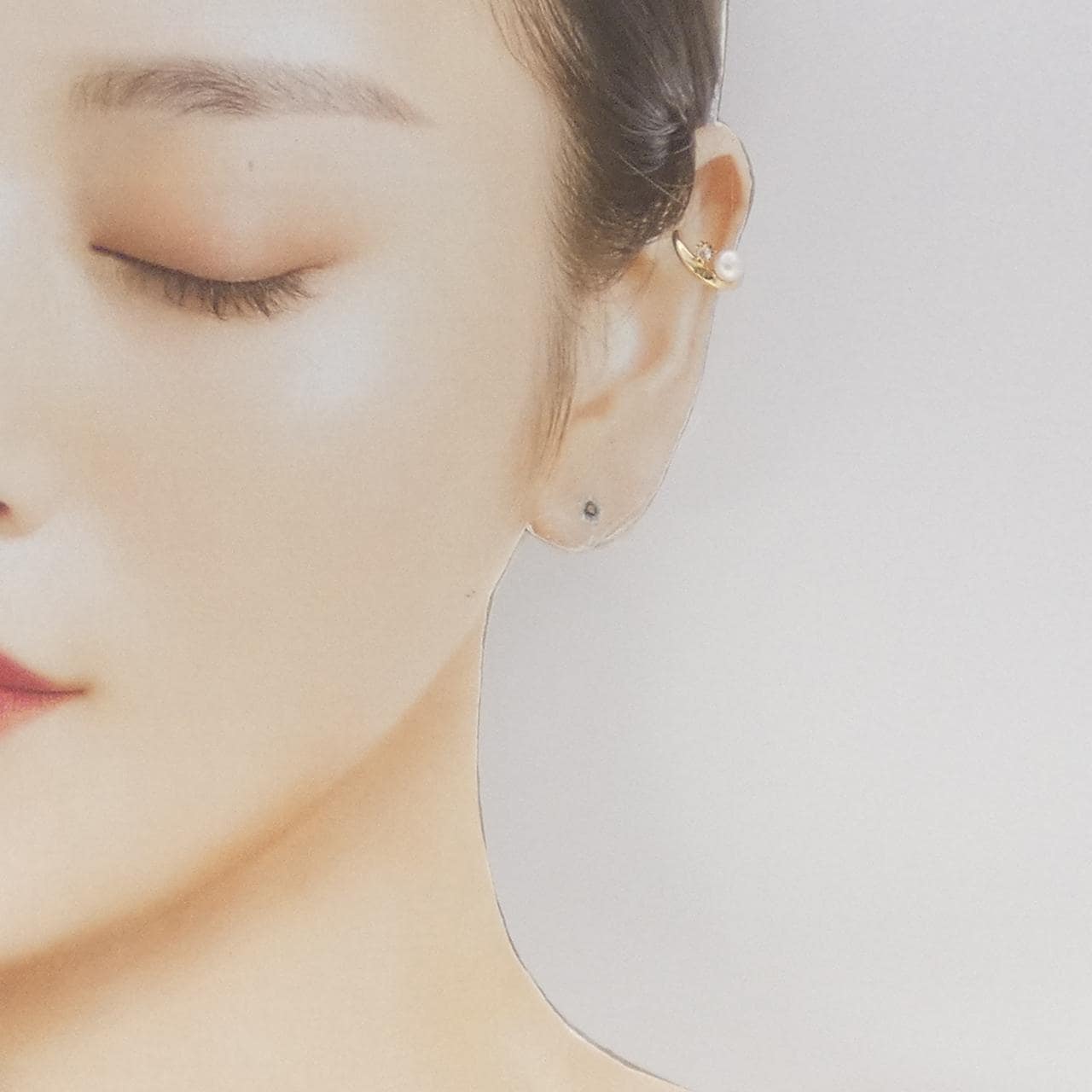 スタージュエリー アコヤパール イヤーカフ 片耳