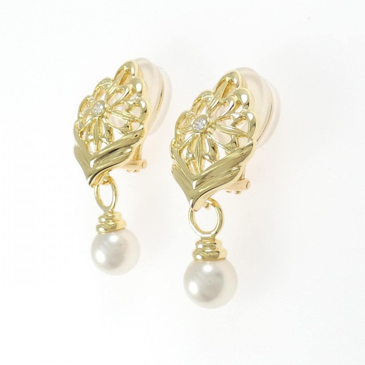 ミキモト アコヤパール イヤリング 7.6mm