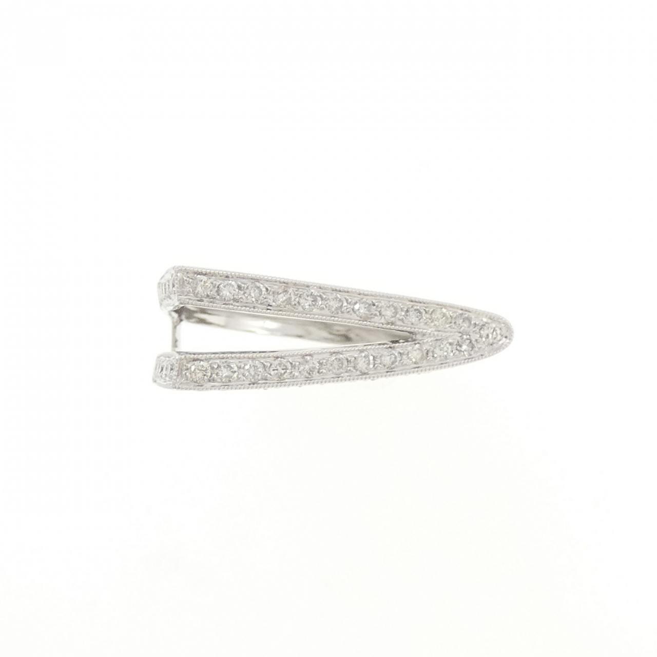 K18WG ダイヤモンド リング 1.36CT
