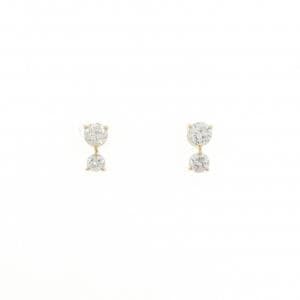 K18YG ダイヤモンド ピアス 0.40CT