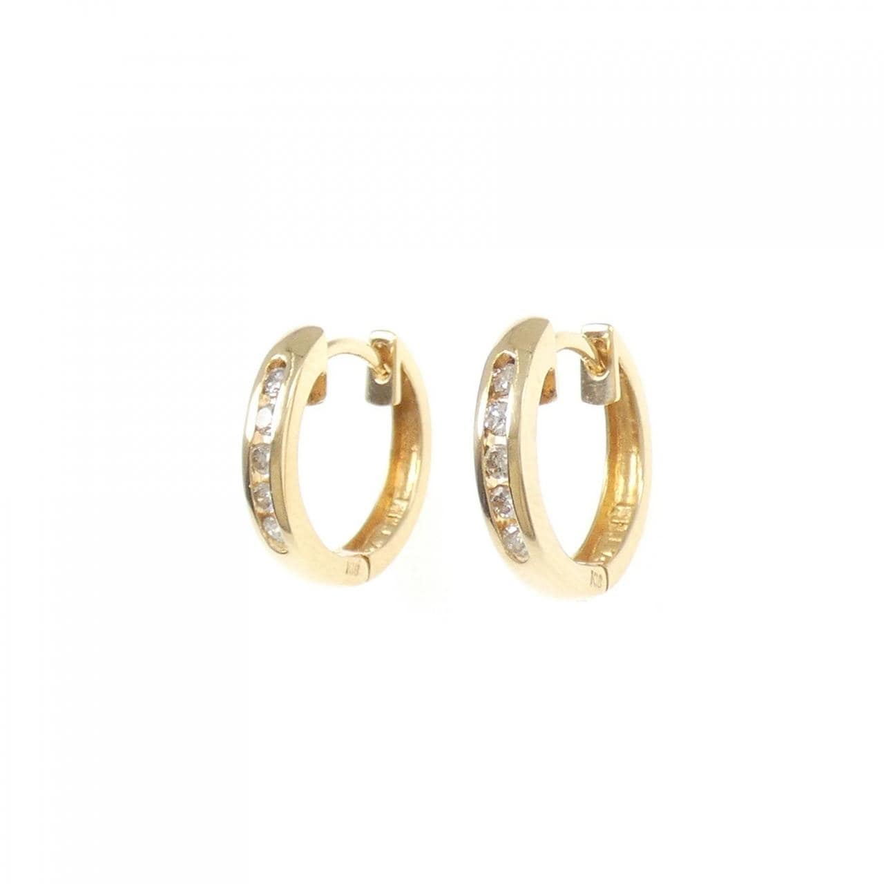K18YG ダイヤモンド ピアス 0.20CT