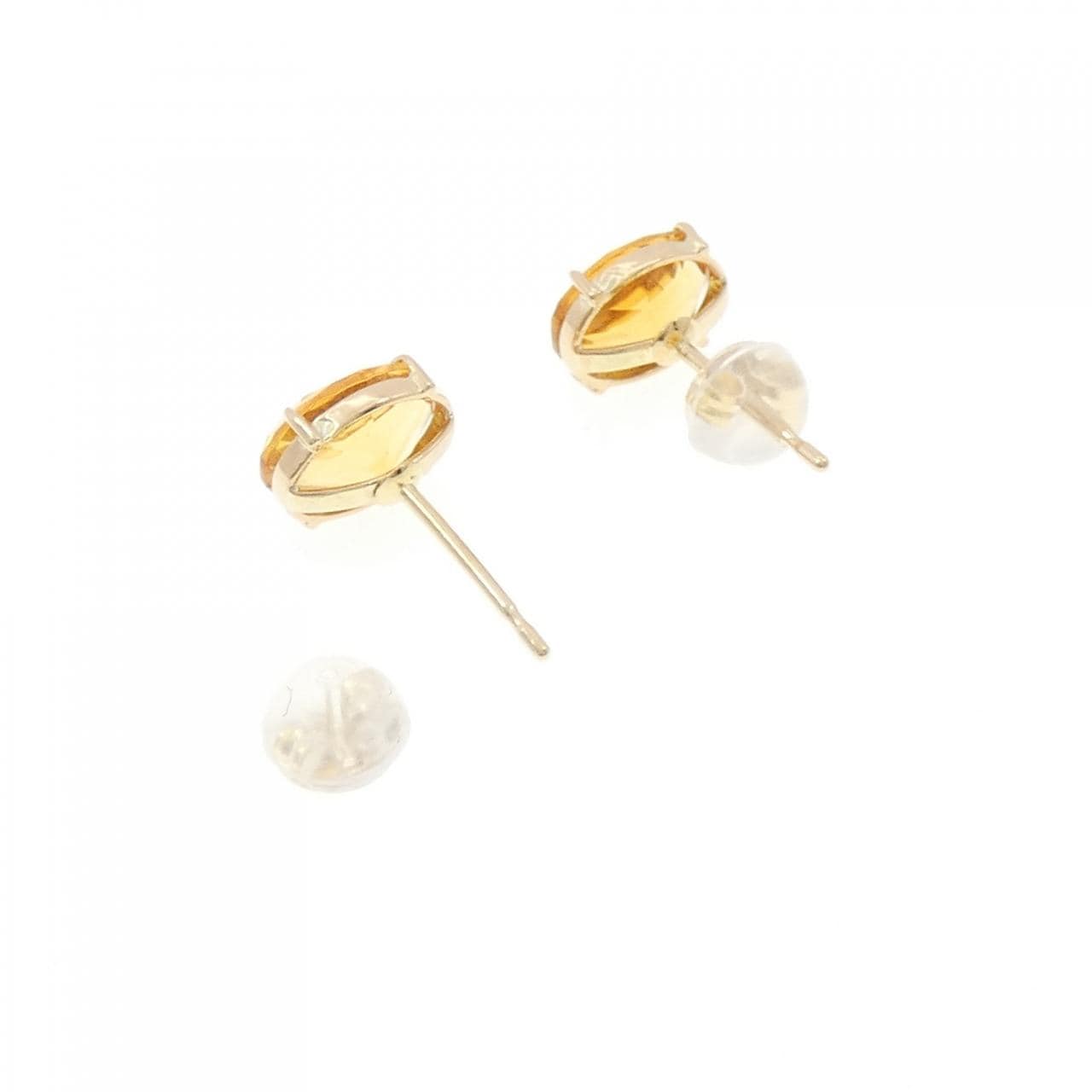 K18YG シトリン ピアス