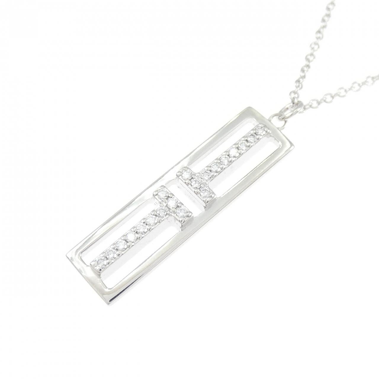 ティファニー T トゥー オープン バーティカル バー ネックレス