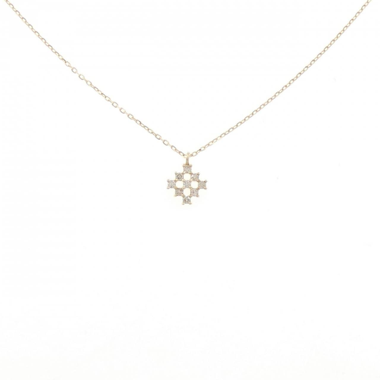 アガット ダイヤモンド ネックレス 0.06CT