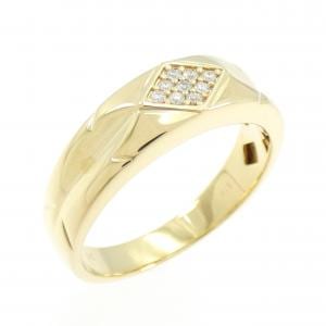 K18YG ダイヤモンド リング 0.05CT