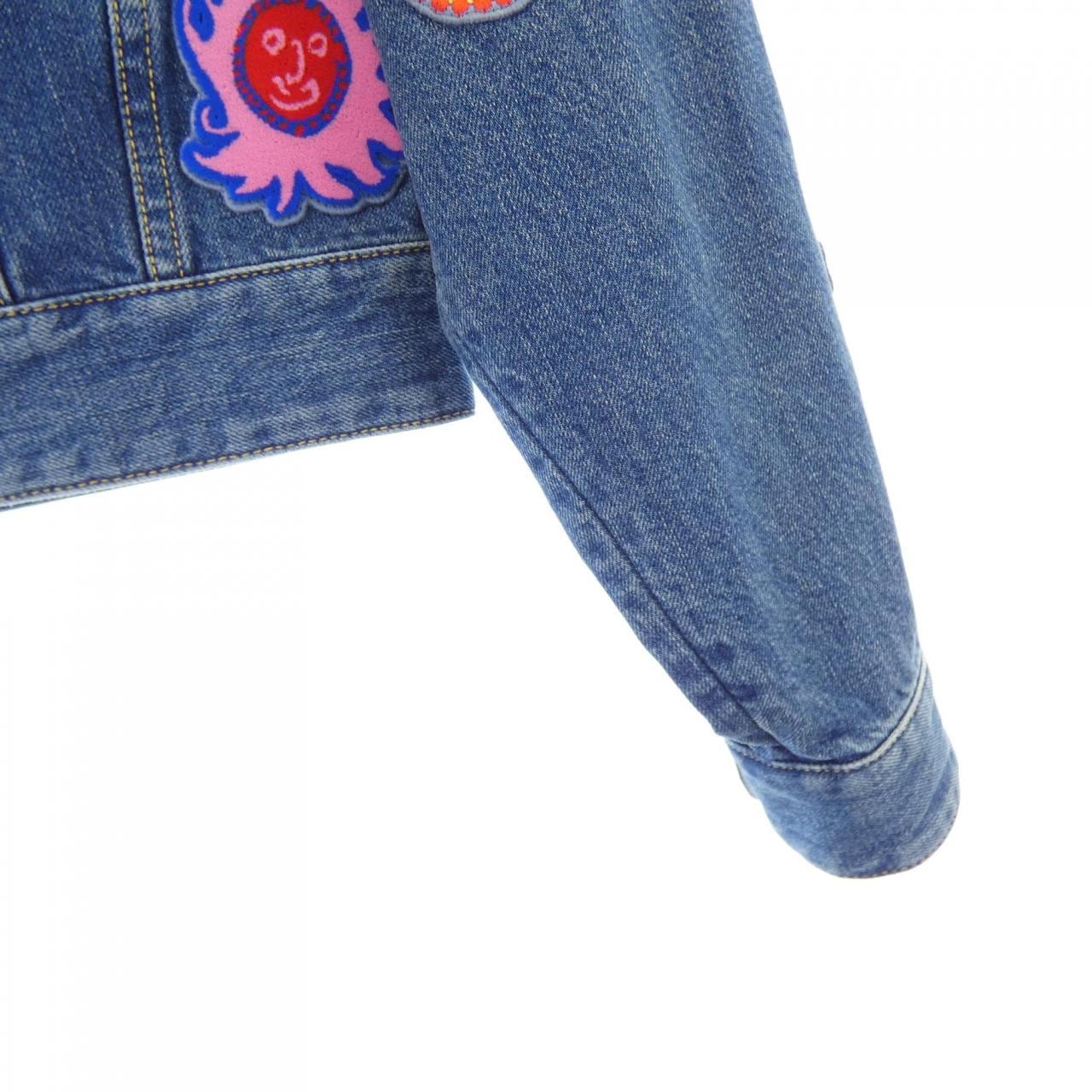 ルイヴィトン LOUIS VUITTON FOJA37GM1 草間彌生 デニムジャケット