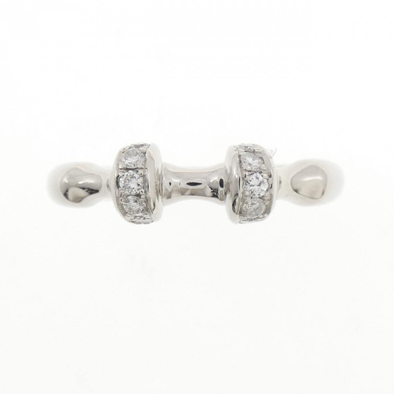 PT950 ダイヤモンド リング 0.12CT