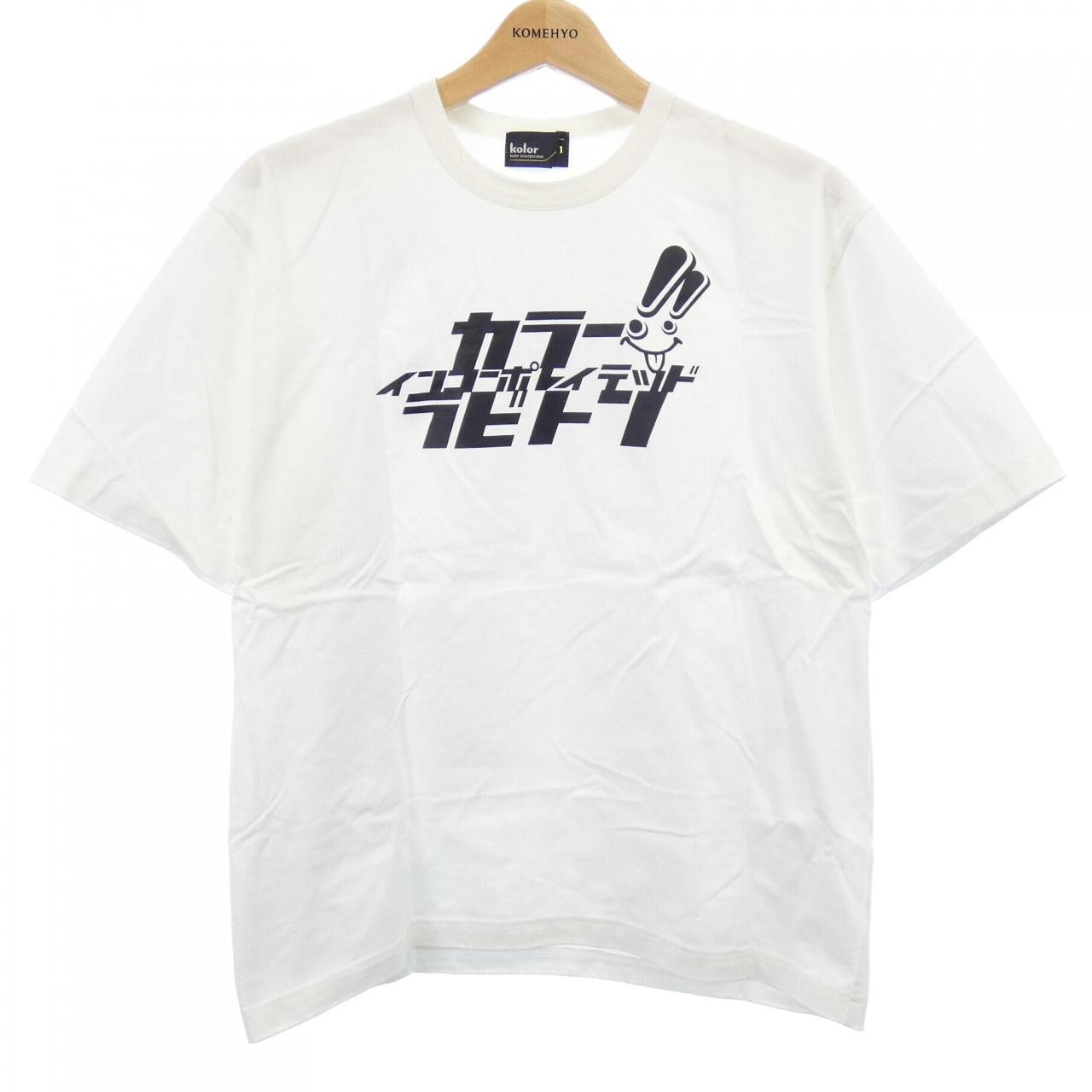 カラー Kolor 21WCM-T17214S Tシャツ