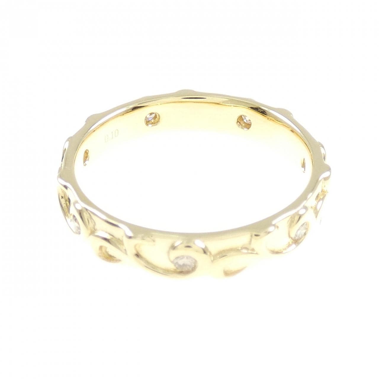 K18YG ダイヤモンド リング 0.10CT