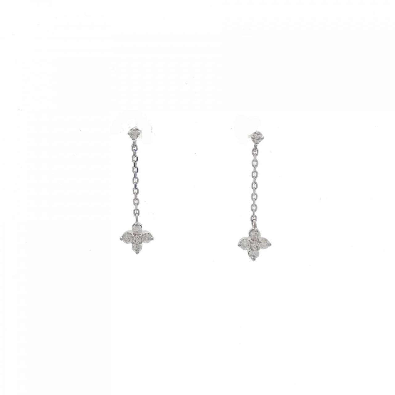 PONTE VECCHIO flower Diamond earrings 0.10CT