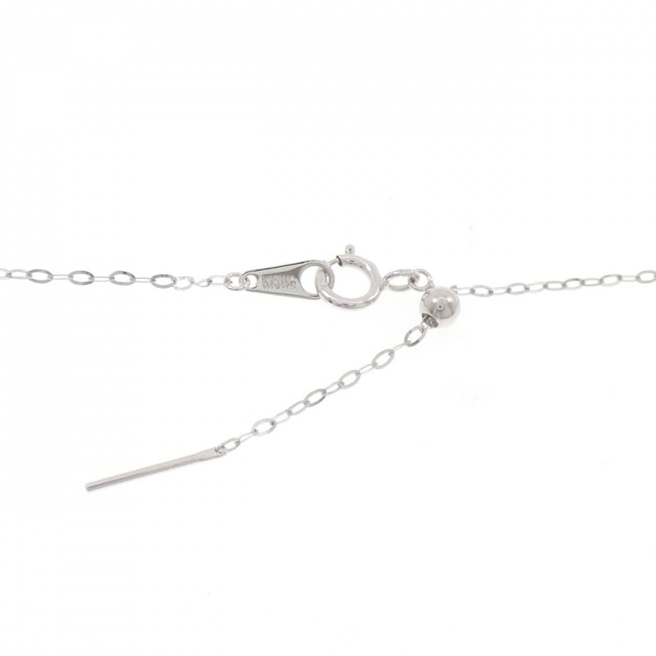 K18WG ダイヤモンド ネックレス 0.60CT