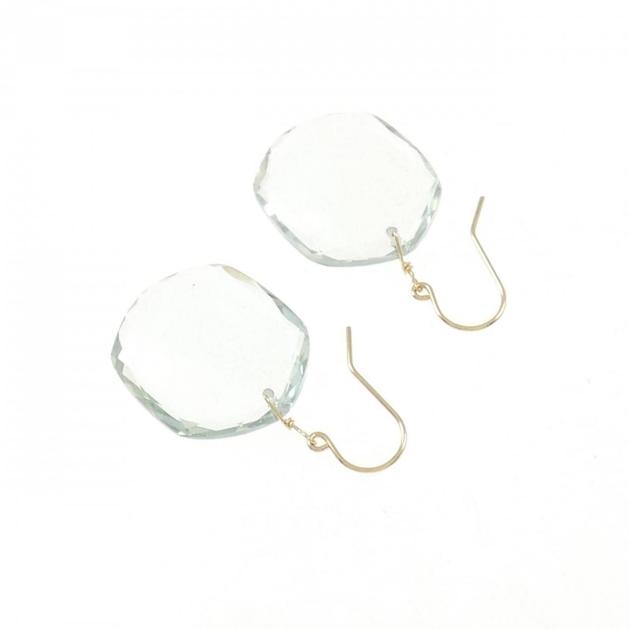 [BRAND NEW] K18YG Quartz earrings