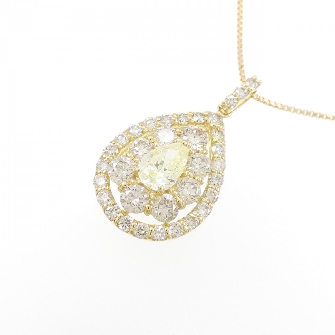 【新品】K18YG ダイヤモンド ネックレス 1.00CT