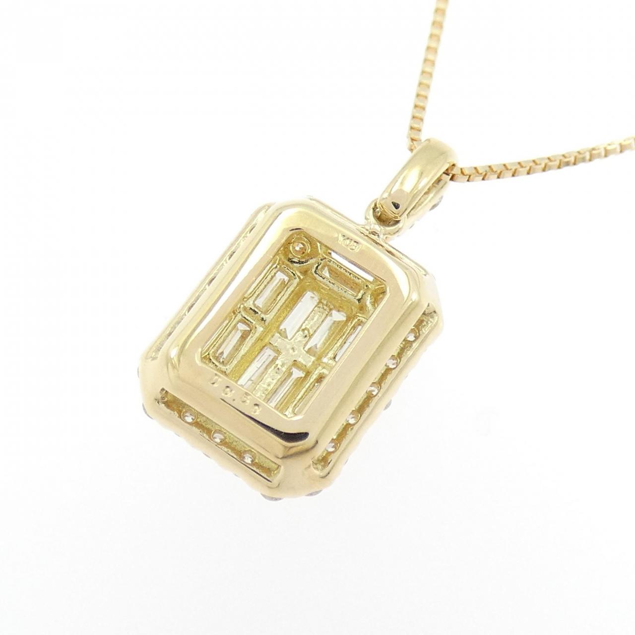 【新品】K18YG ダイヤモンド ネックレス 0.50CT
