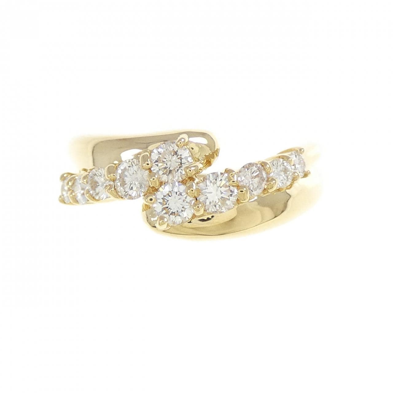 K18YG ダイヤモンド リング 0.52CT