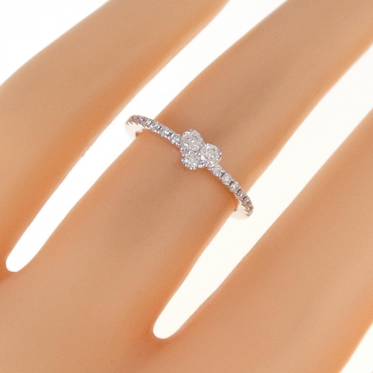 PONTE VECCHIO心形戒指 0.18CT