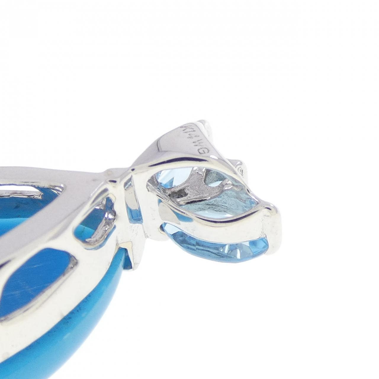 K14WG ターコイズ ペンダント