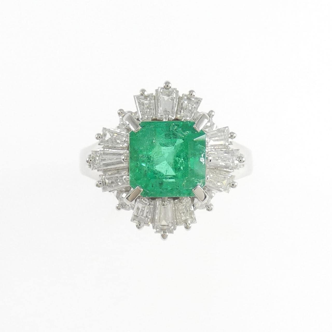 PT900 エメラルド リング 1.38CT