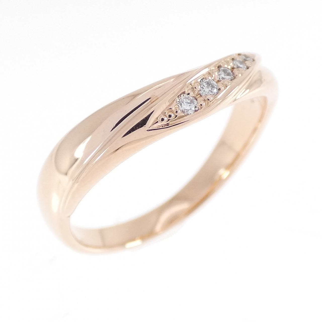 K10PG ダイヤモンド リング 0.04CT