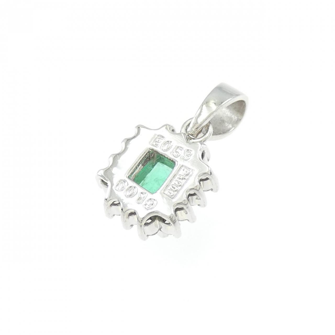 PT900翡翠吊坠0.53CT